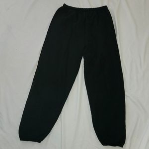 Hanes, Size Small, Black Sweatpants